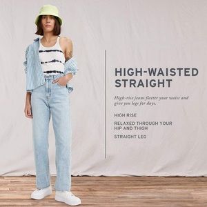 Levi's Women's High Waisted Straight Jeans